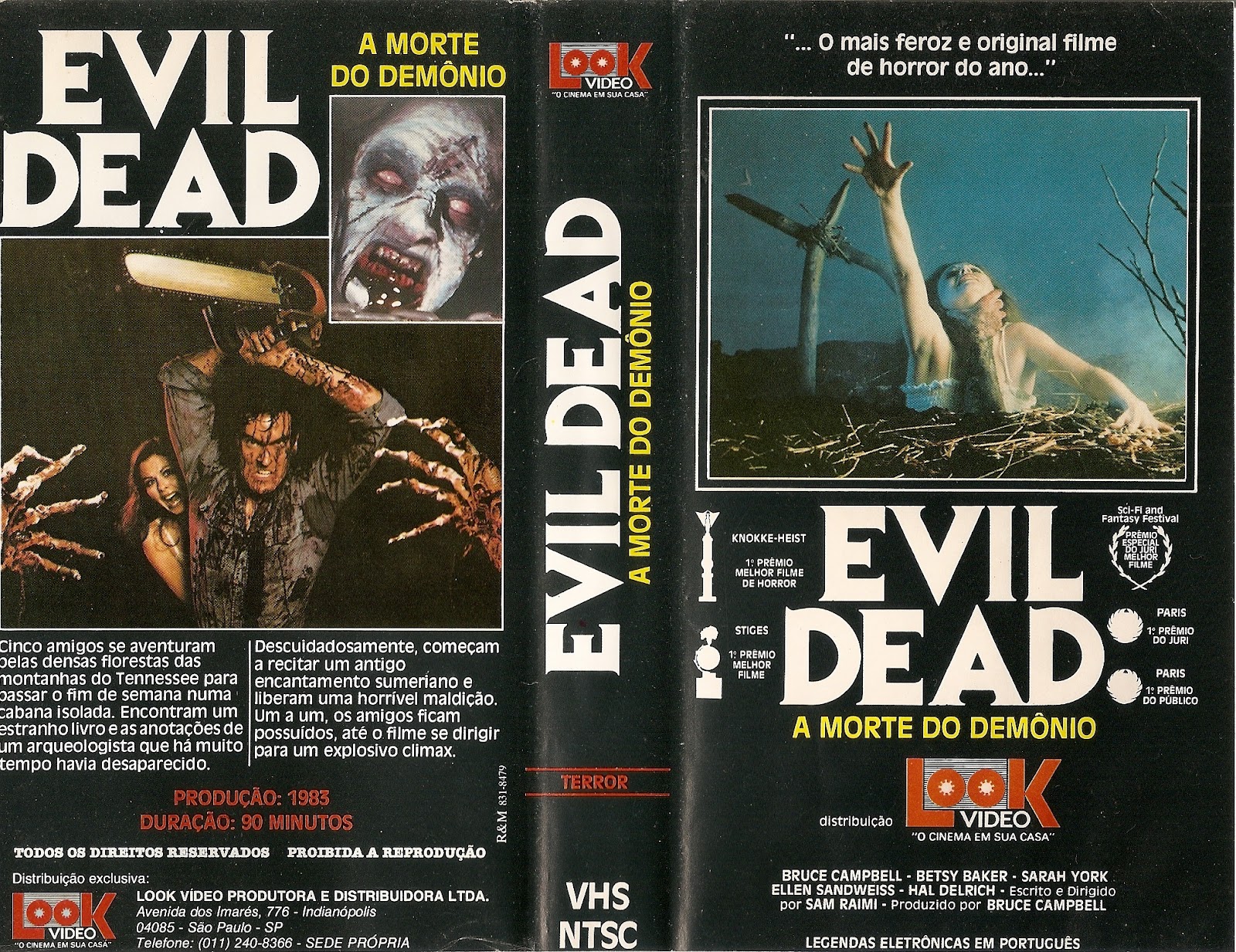 Evil Dead - Sam Raimi - Bruce Campbell / Ellen Sandweiss - Compra filmes e  DVD na